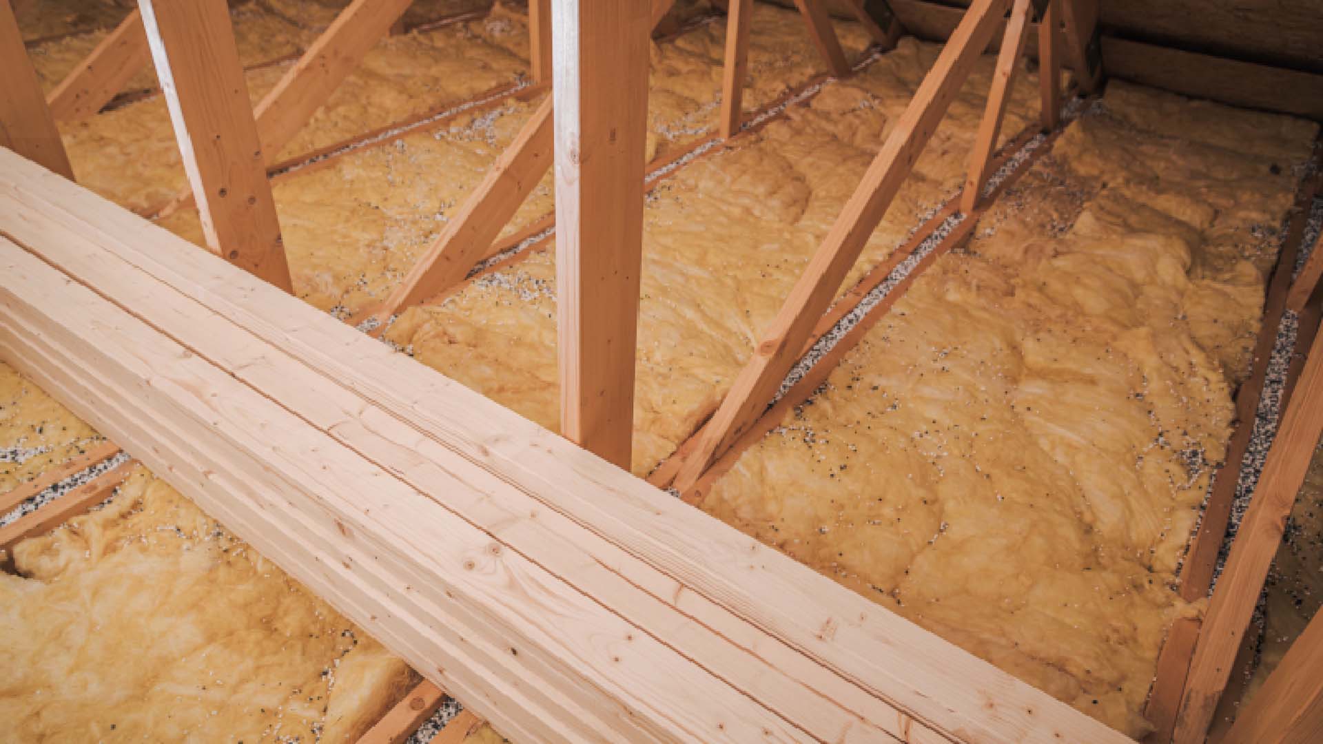 Make sure loft insulation doesn't cover or block air vents.