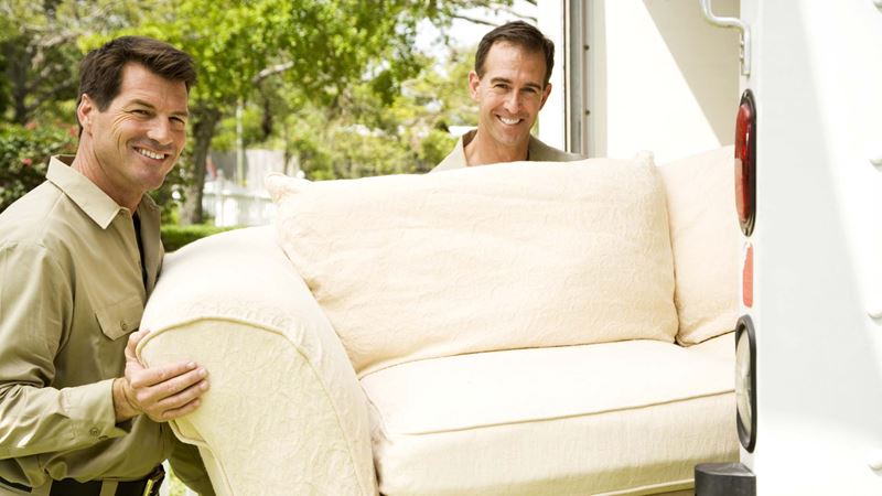 Moving a sofa