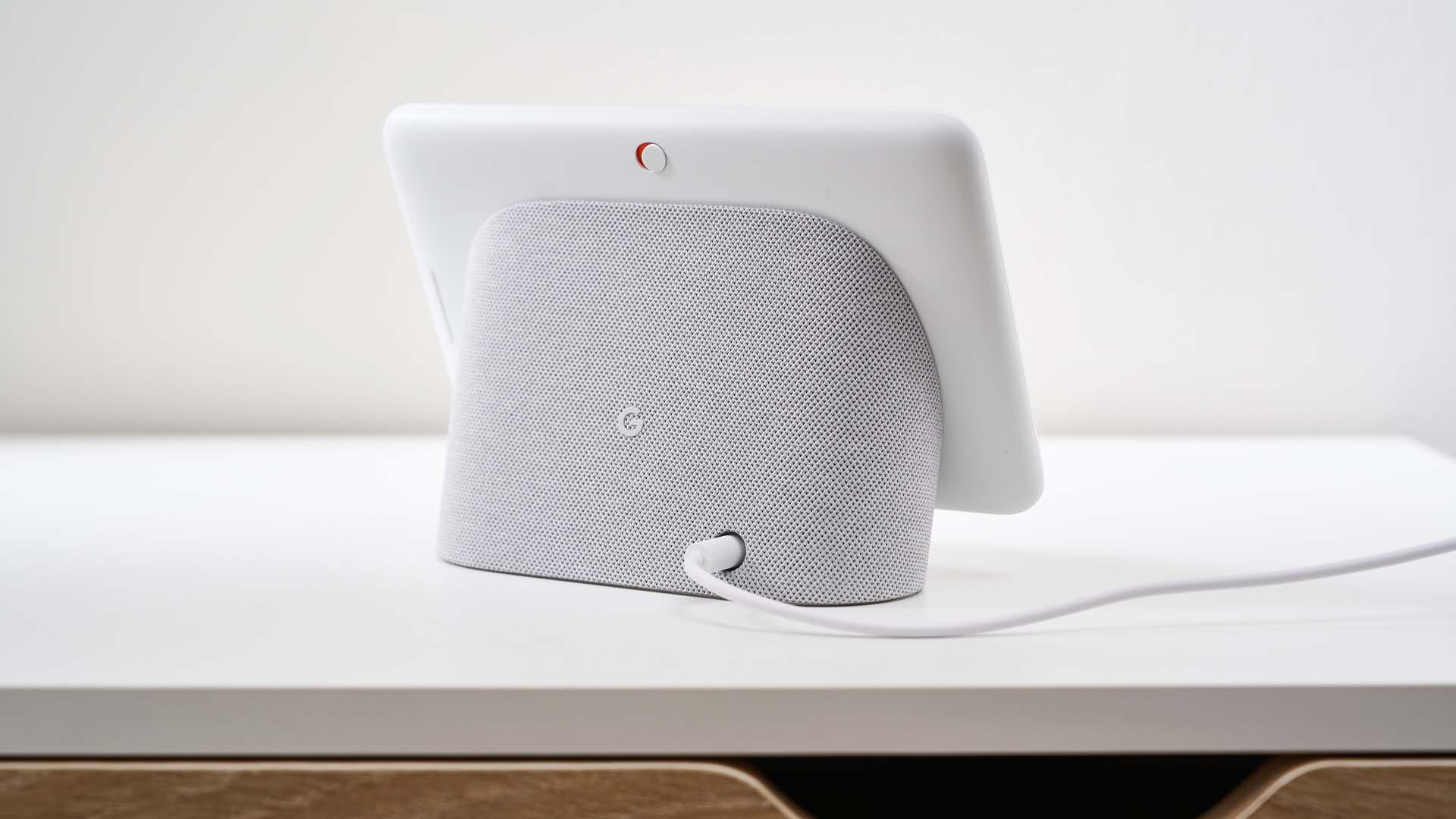 The back view of the Google Nest Hub