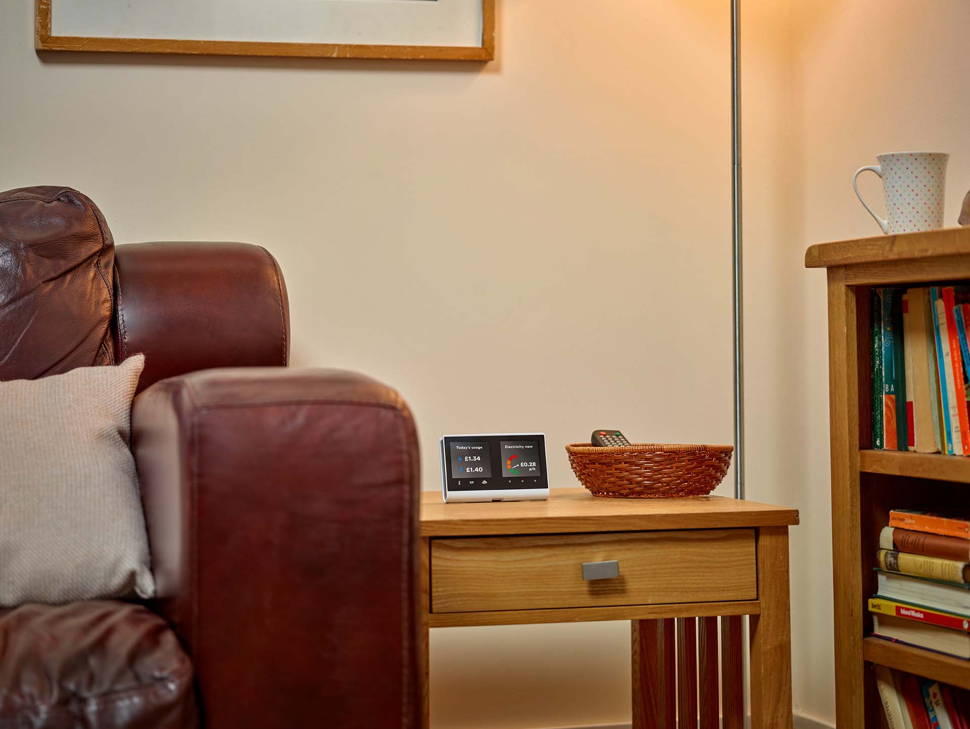 smart meter in the corner of the room