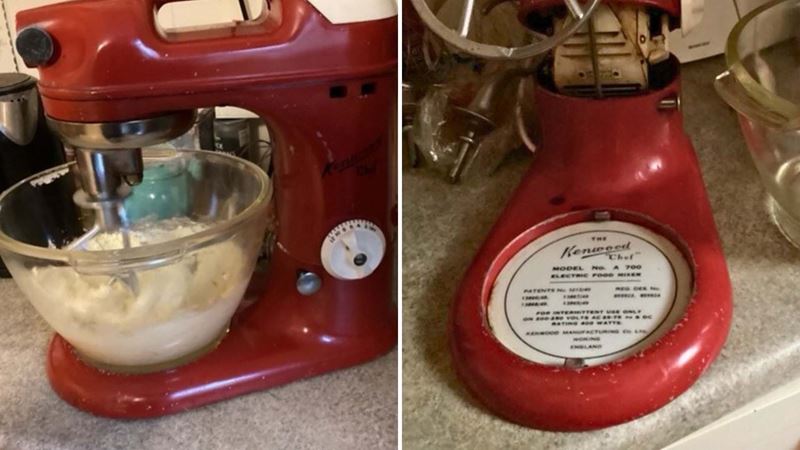 Red Kenwood Mixer