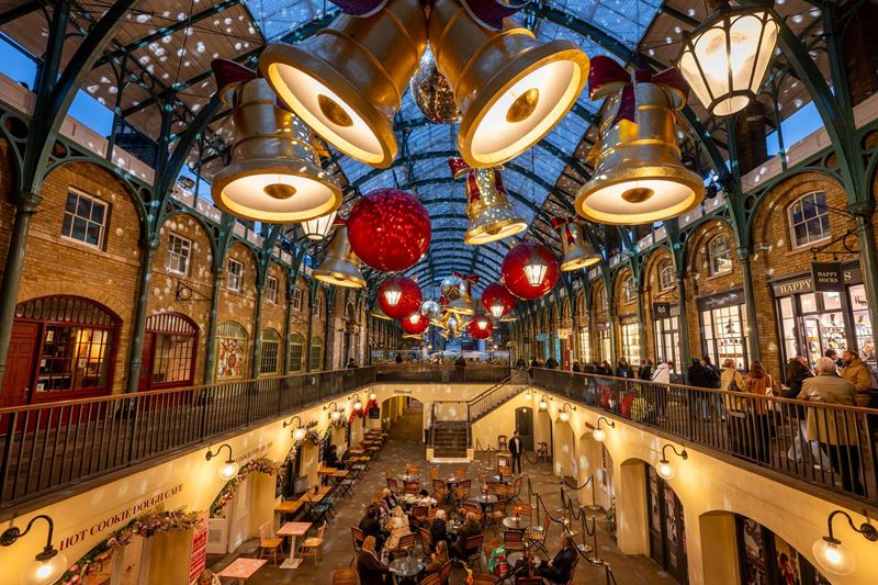 The beautiful interior of Covent Garden
