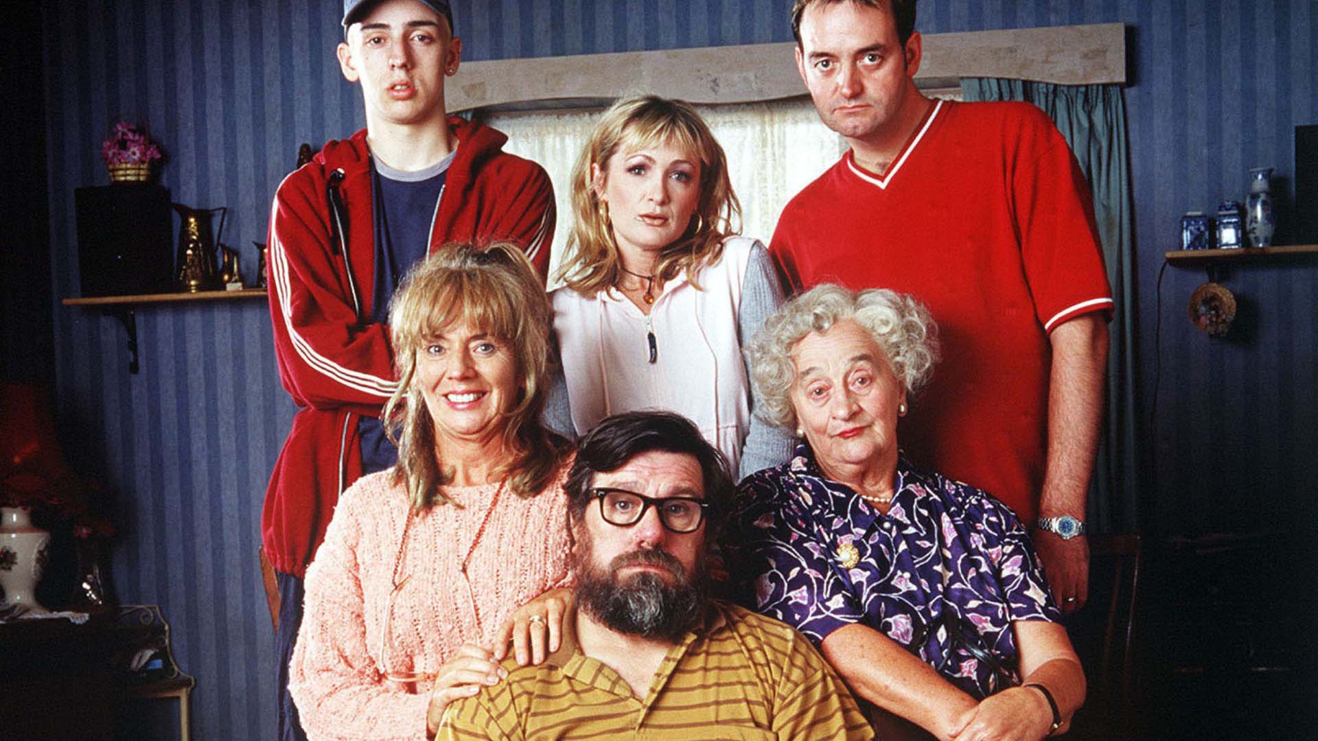 Sue Johnston and cast of The Royle Family