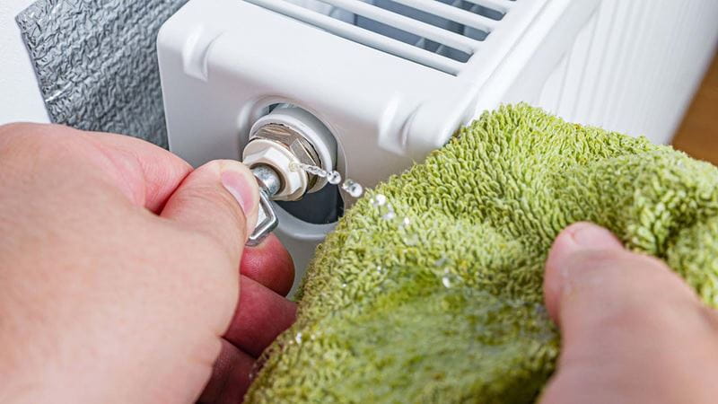 key bleeding the radiators