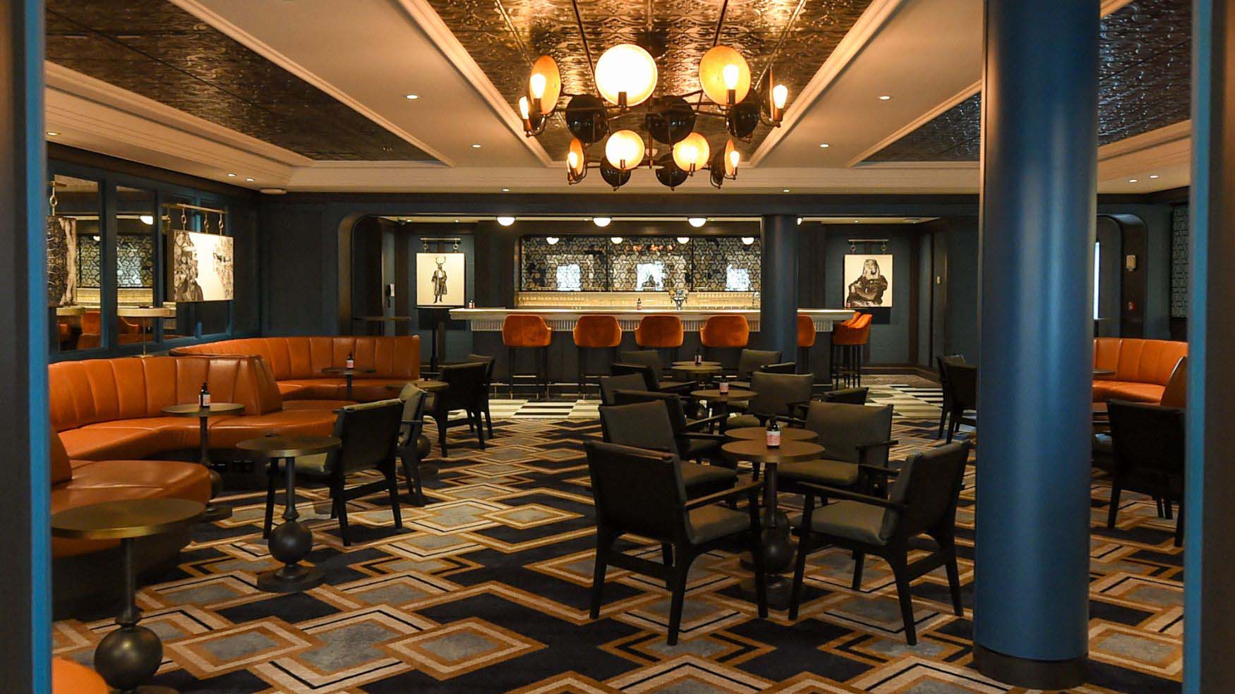 The North Cape Bar on board