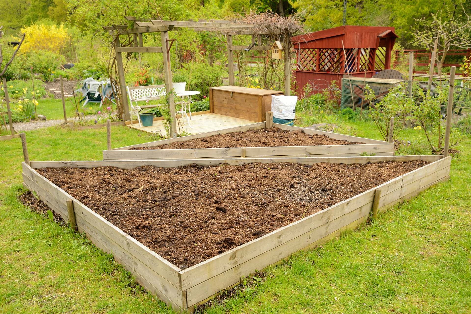 Flower beds will benefit from a bit of care and attention in spiring