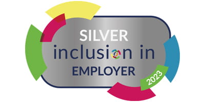 Silver inclusion in employer  2023 logo
