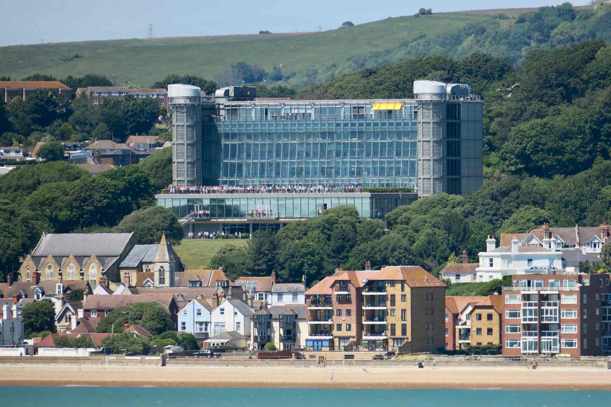 Enbrook Park from cruise ship zoomed in