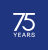 Saga 75 years anniversary logo