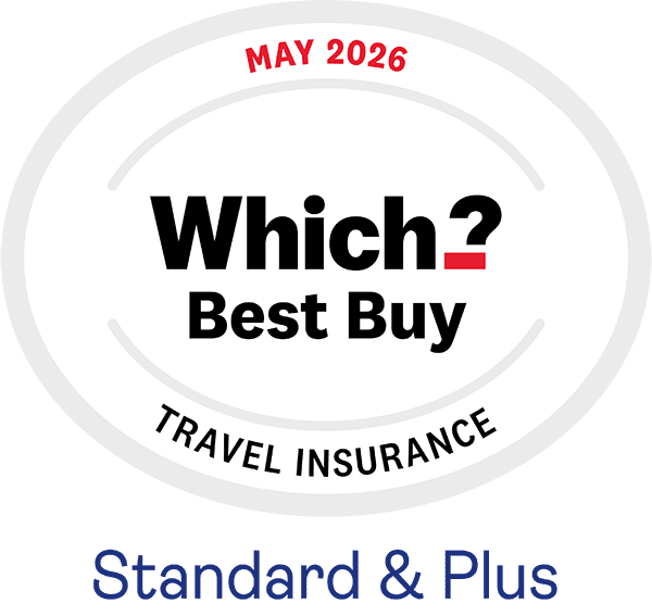 Which? Best Buy Travel insurance May 2026 Standard and Plus cover