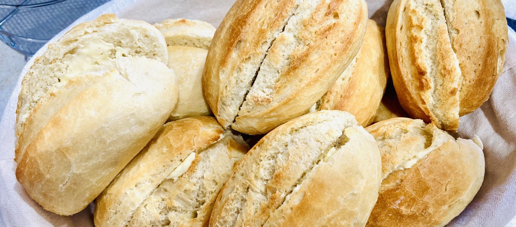 A plate of small baked bread rolls | Getty