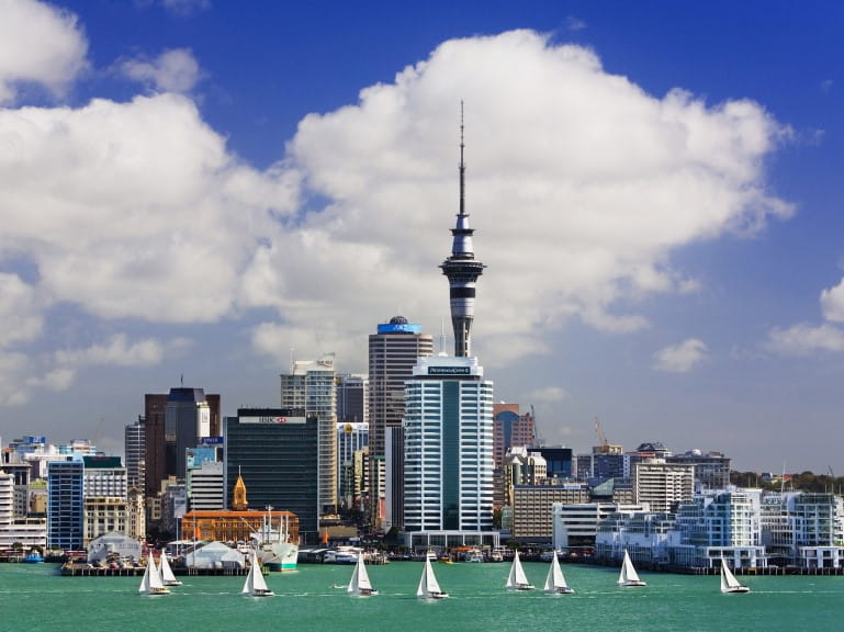 The iconic skyline of breezy Auckland | Massimo Ripani/4Corners