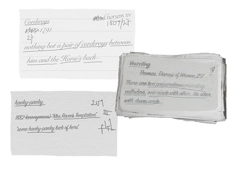 Illustrator’s impression of some of the151,982 slips written by a contributor