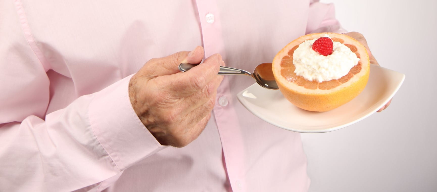 Grapefruit topped with cottage cheese - delicious! | Getty/kaphotollc