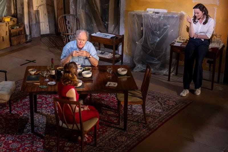 3 characters on stage