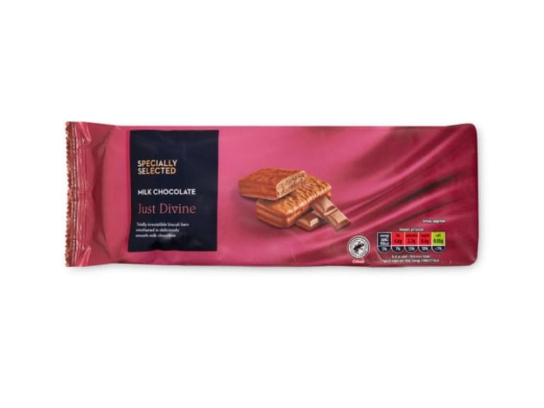 Specially Selected Milk Chocolate Just Divine Biscuits | Aldi