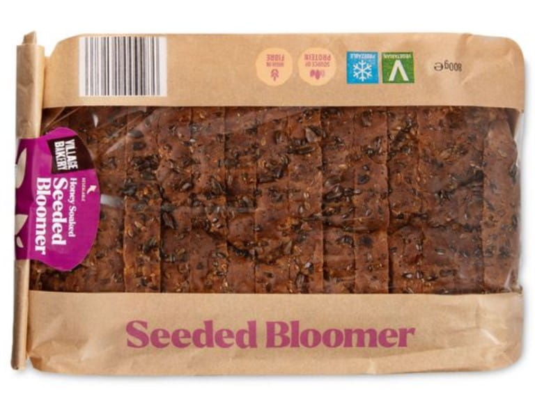 Village Bakery Seeded Sliced Bloomer Bread | Aldi