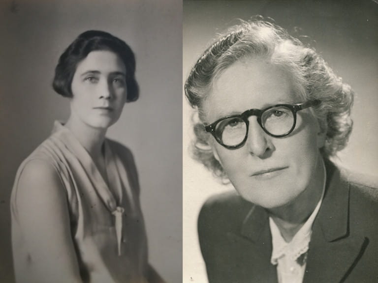 Dorothy Henslowe (left) and Kathleen Pettigrew (right)