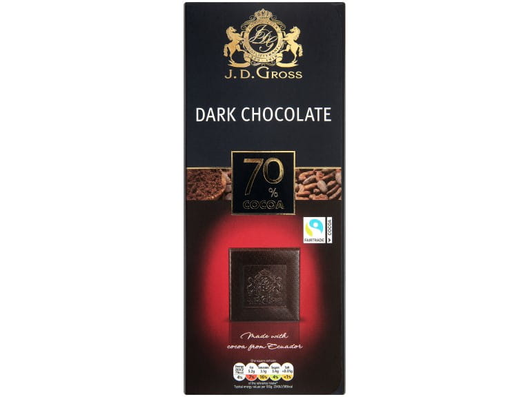 JD Gross Premium Ecuador Dark Chocolate 70% | Lidl