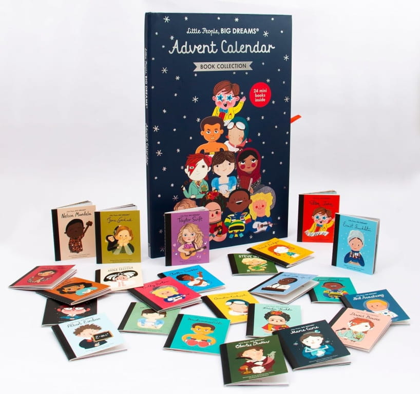 A book advent calendar for children with Little People, Big Dreams books