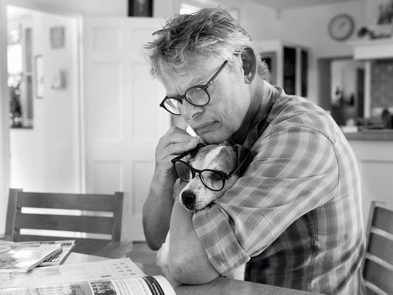 Martin with dog Jim