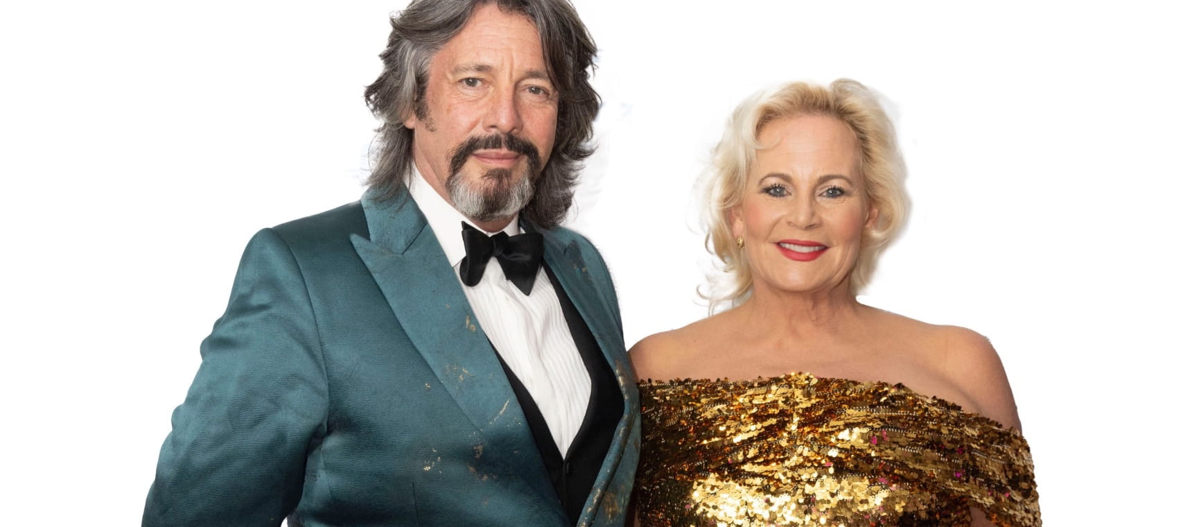 TV designer Larence Llewelyn Bowen and his wife