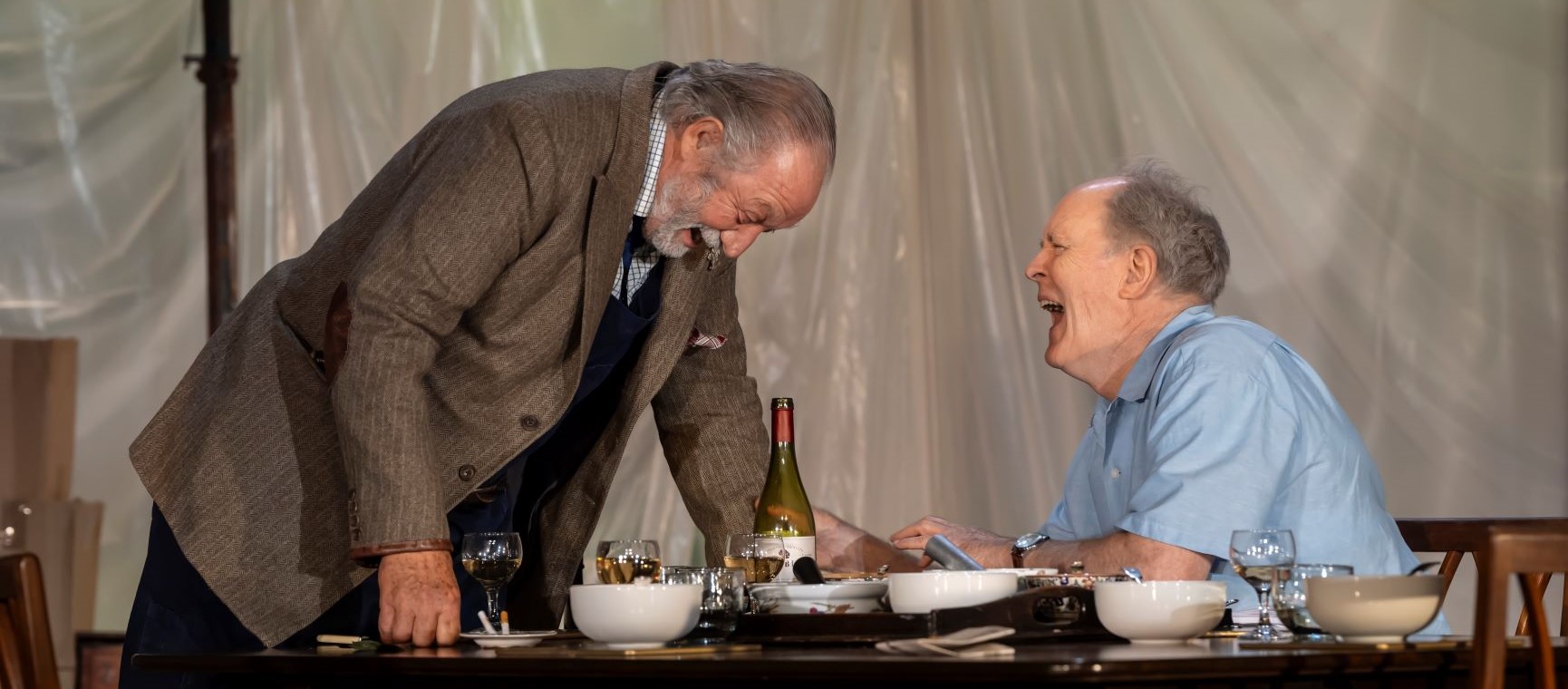 Richard Hope and John Lithgow in Giant