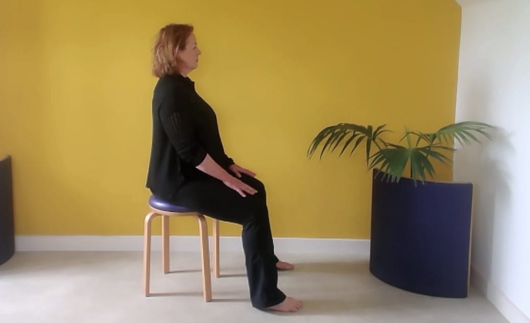 Stacking the spine and active sitting