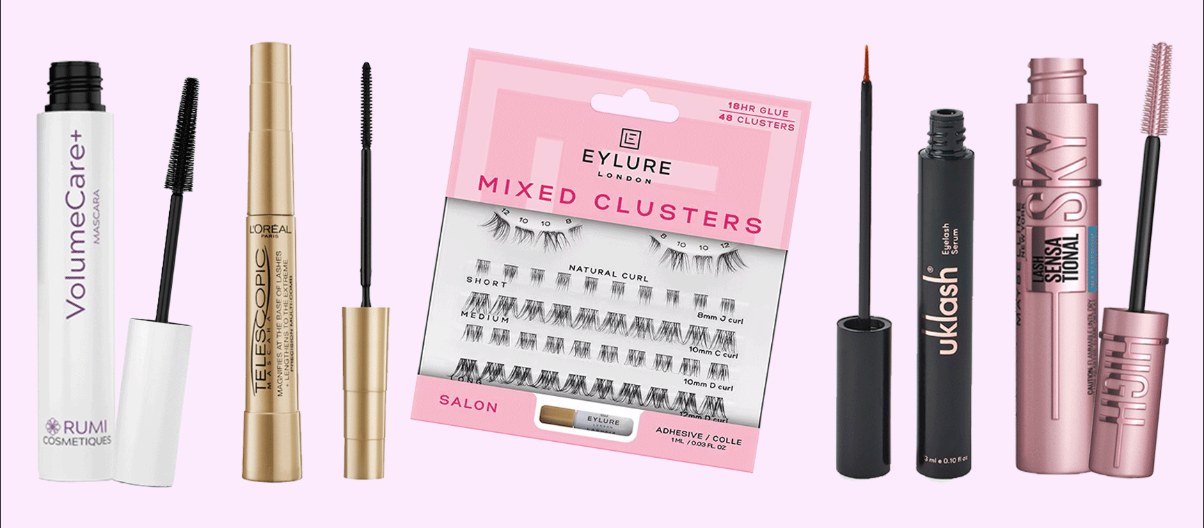 5 eyelash mascaras to try