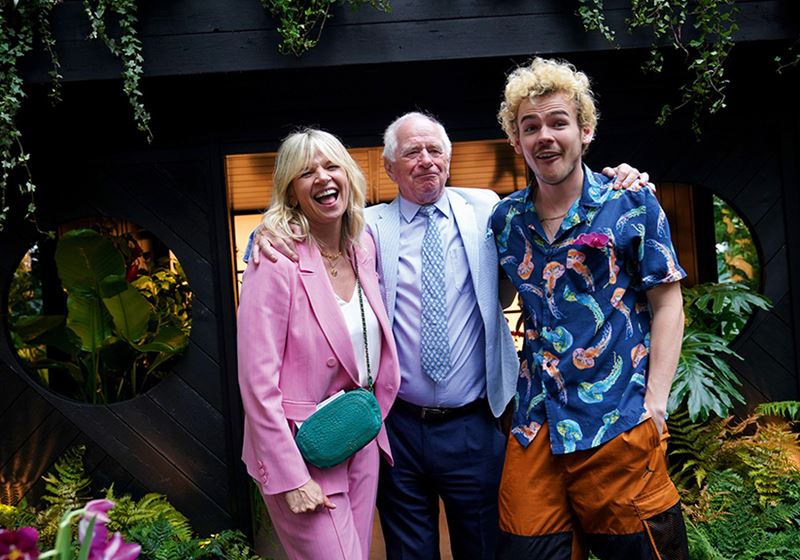 Zoe Ball, Johnny Ball and Woody