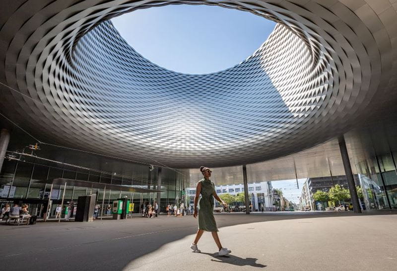 Messe Basel - a big exhibition centre in Basel