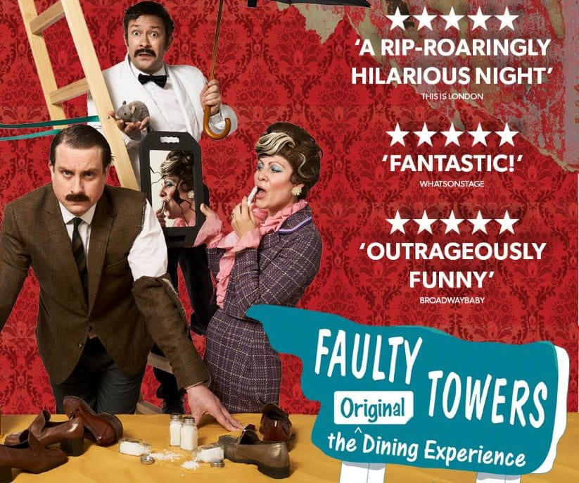 Faulty Towers cast in the promo photo