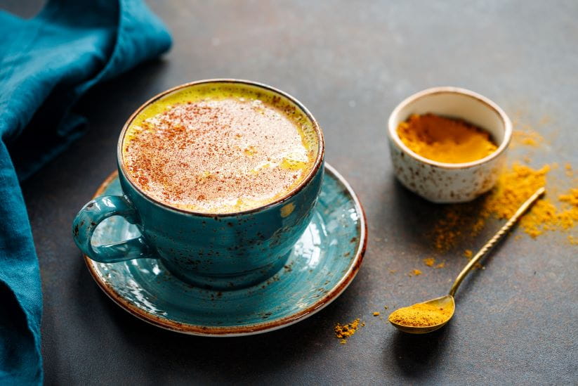 Turmeric in a tea