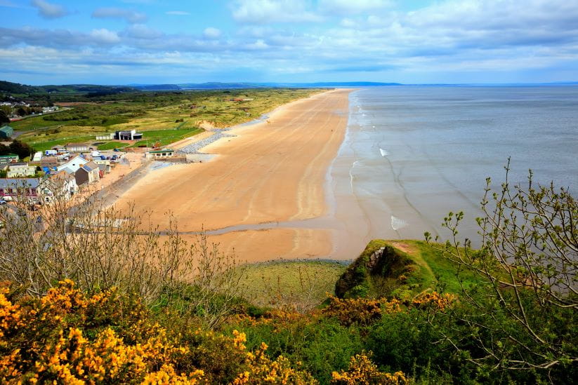 Pendine Sands Wales sandy beach in Wales