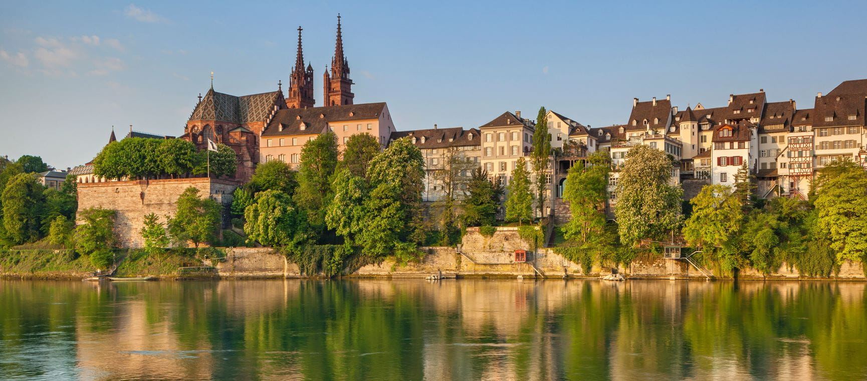 View of Basel from the water
