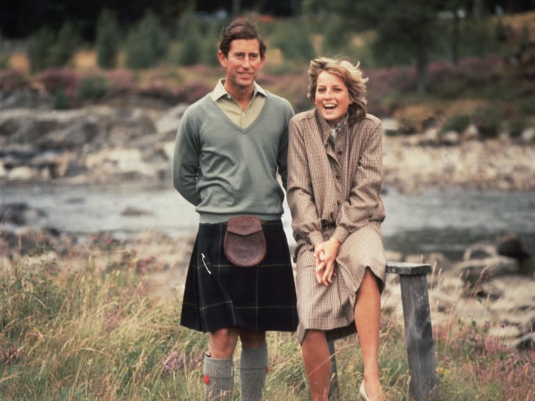 Charles and Diana at Balmoral | Getty