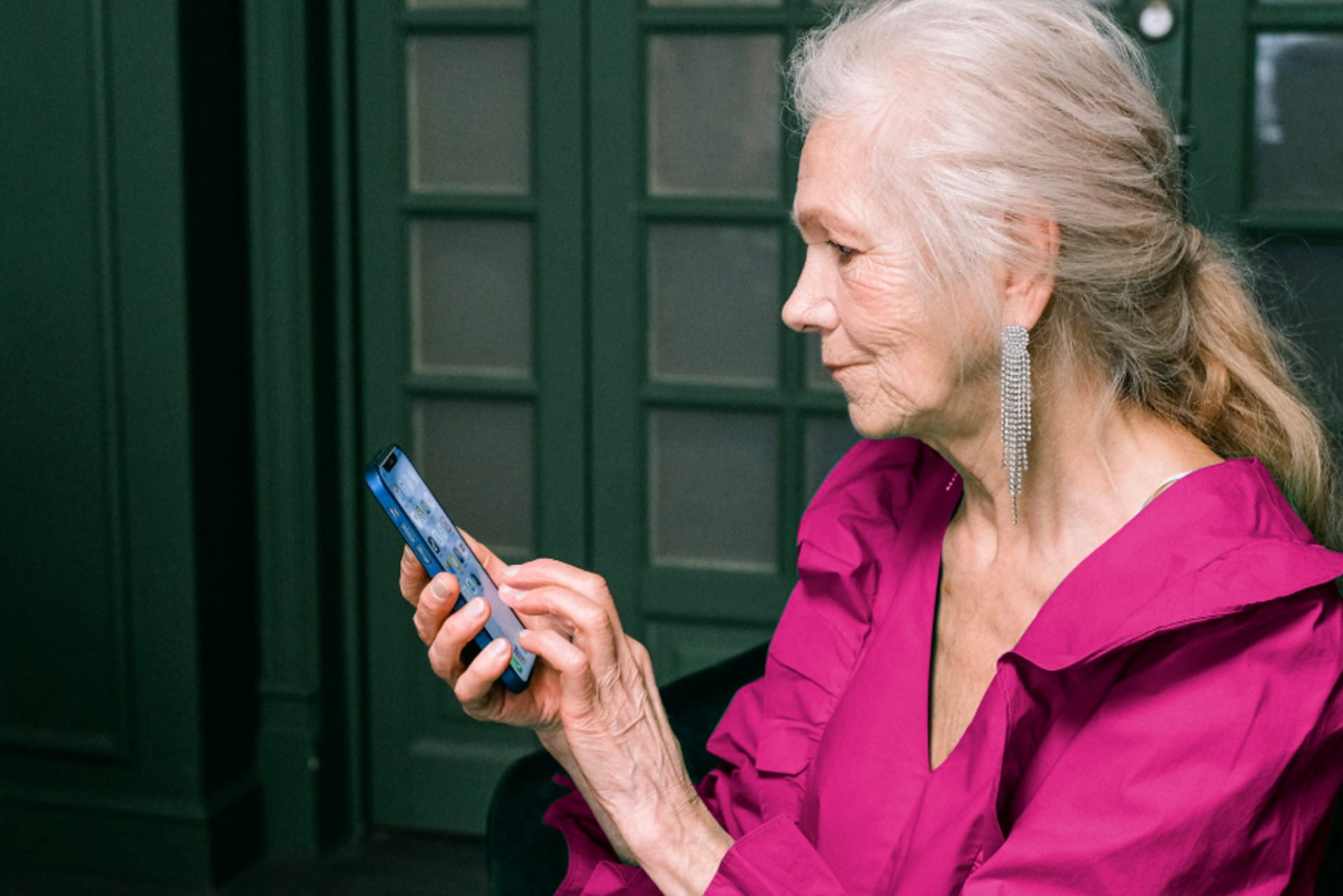 A physio treating a man with an injured knee