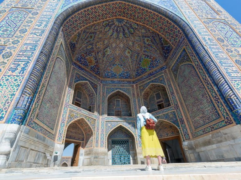 Registan Square in Samarkand, Uzbekistan