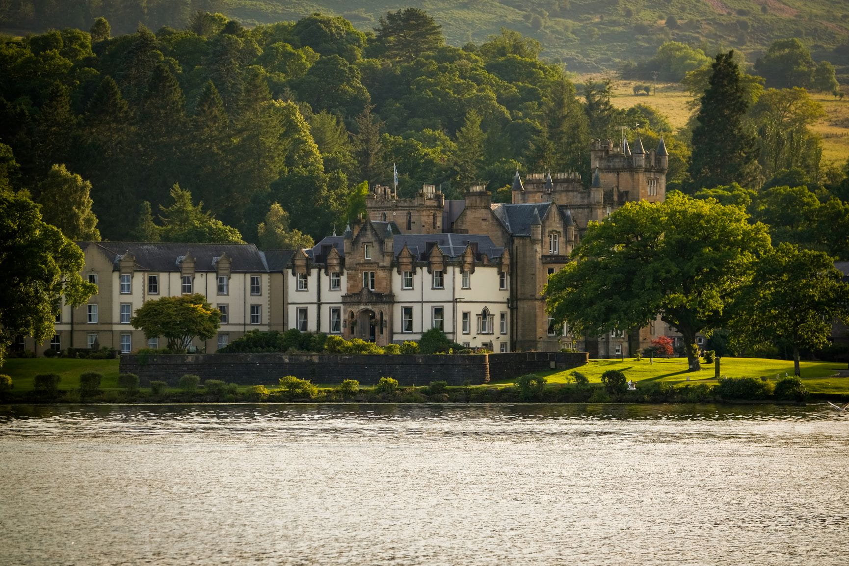 View of Cameron House on Loch Lomond