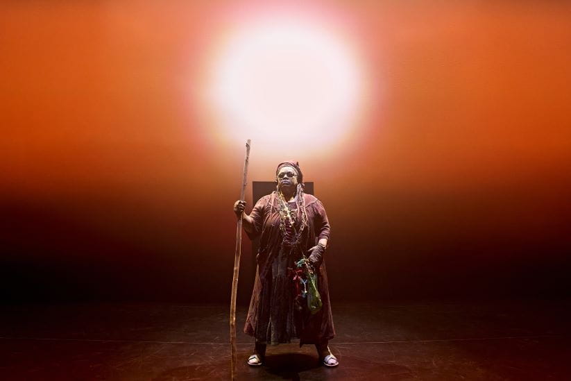 Cecilia Noble Tiresias in Oedipus at The Old Vic 