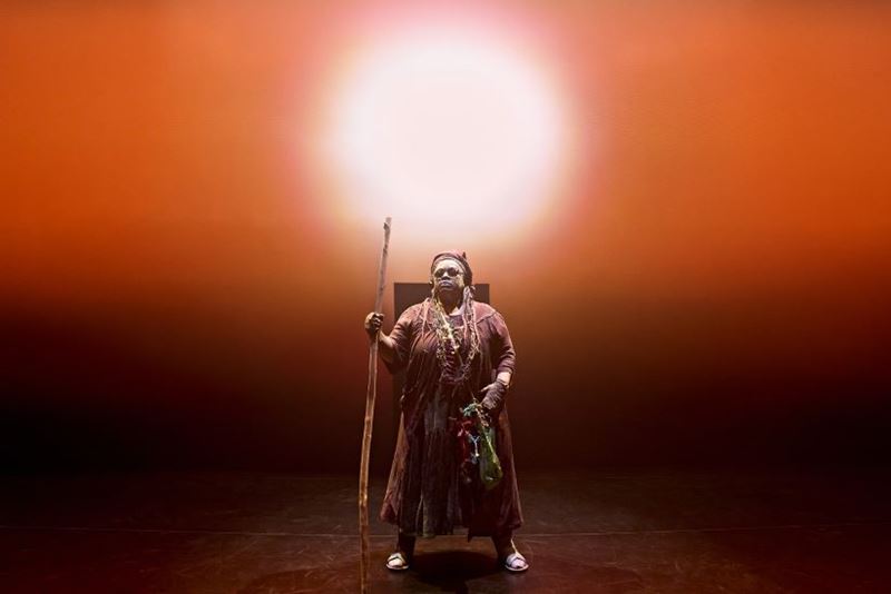 Cecilia Noble Tiresias in Oedipus at The Old Vic