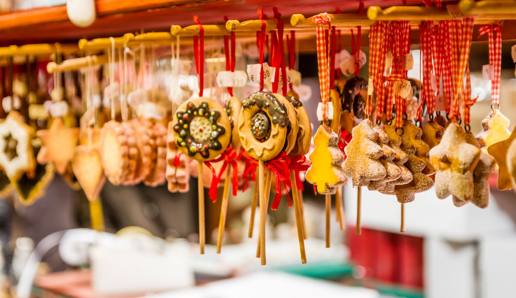 Christmas delicacies hanging