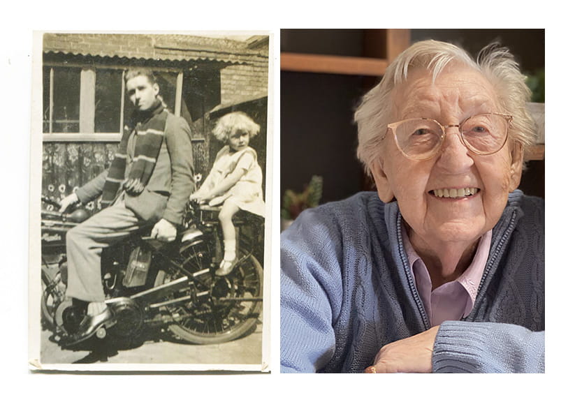 Deirdre Becket then and today