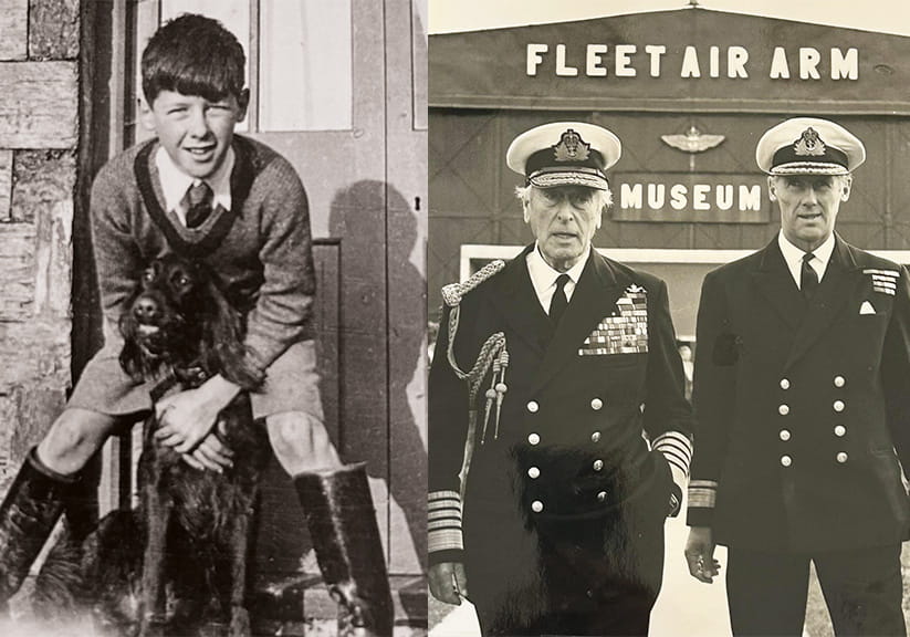 One of our centenarians with then and in 1977