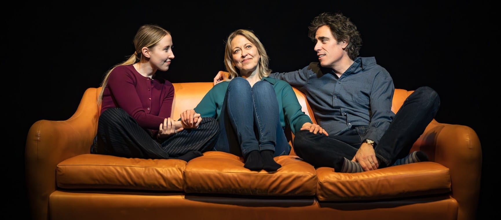 Erin Doherty Kate Nicola Walker Polly and Stephen Mangan Nick in Unicorn