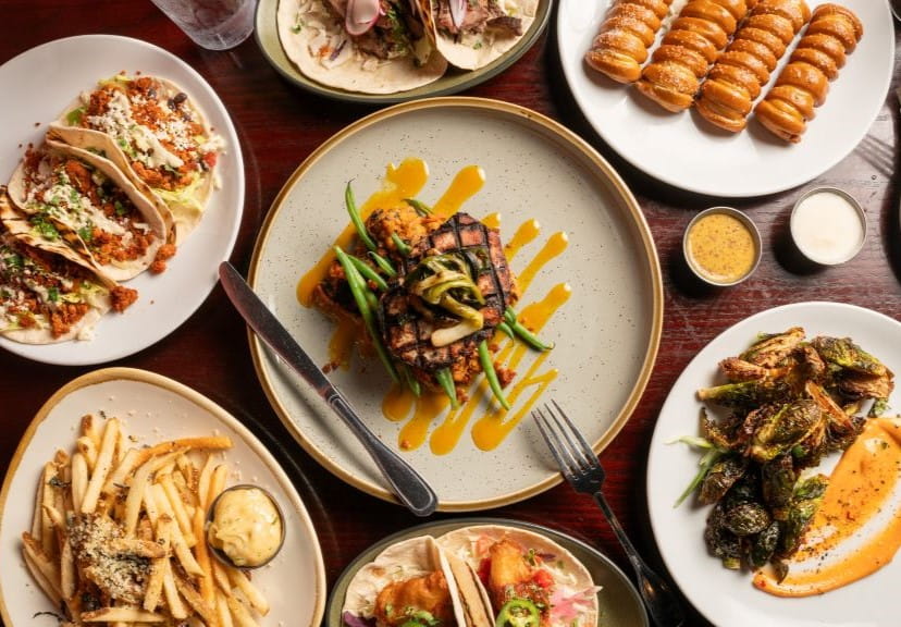 Food shot taken from above