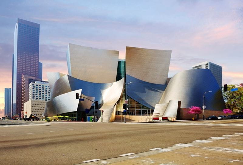 Walt Disney Concert Hall in Downtown LA