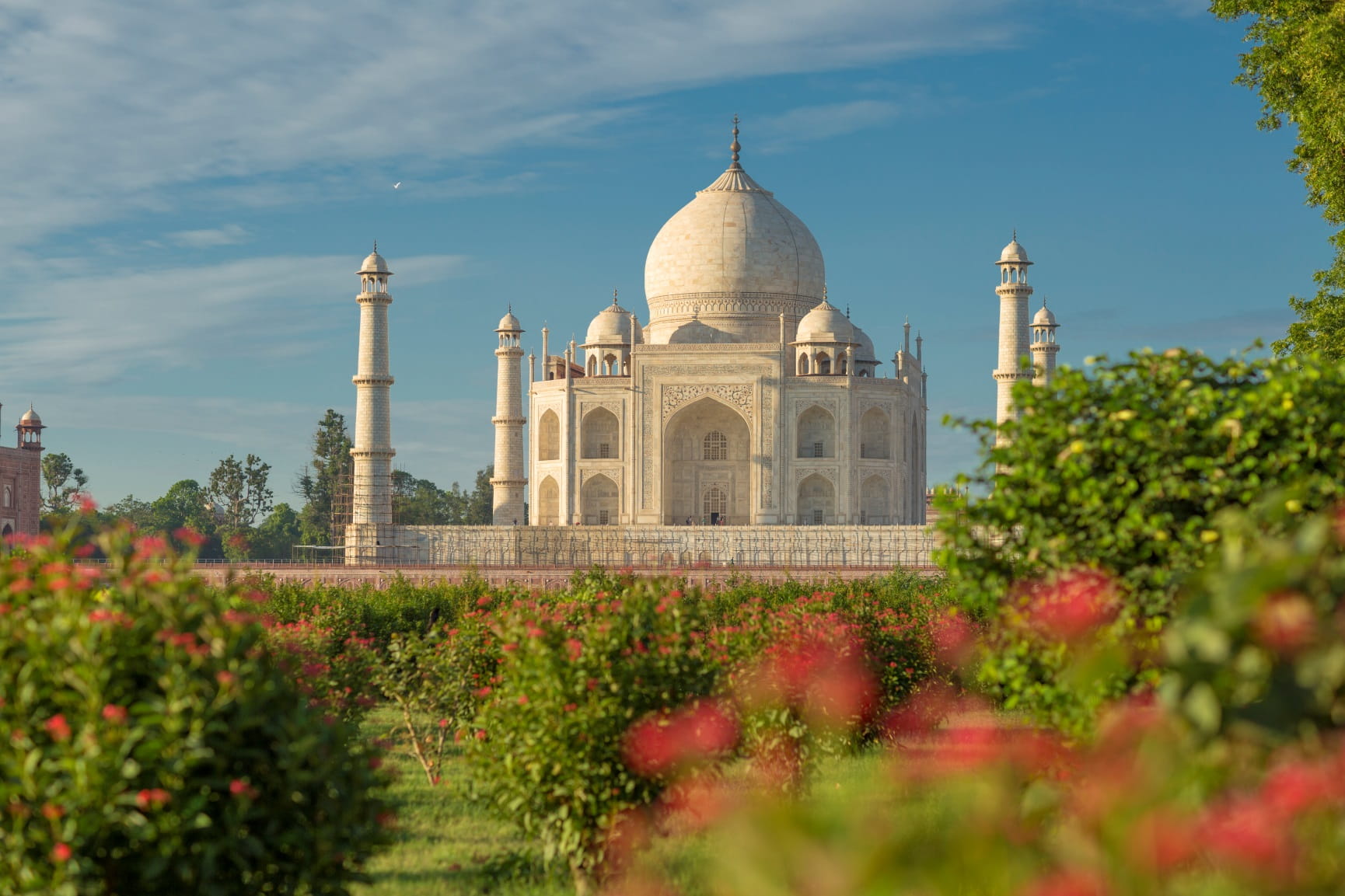 Garden at the Taj Mahal