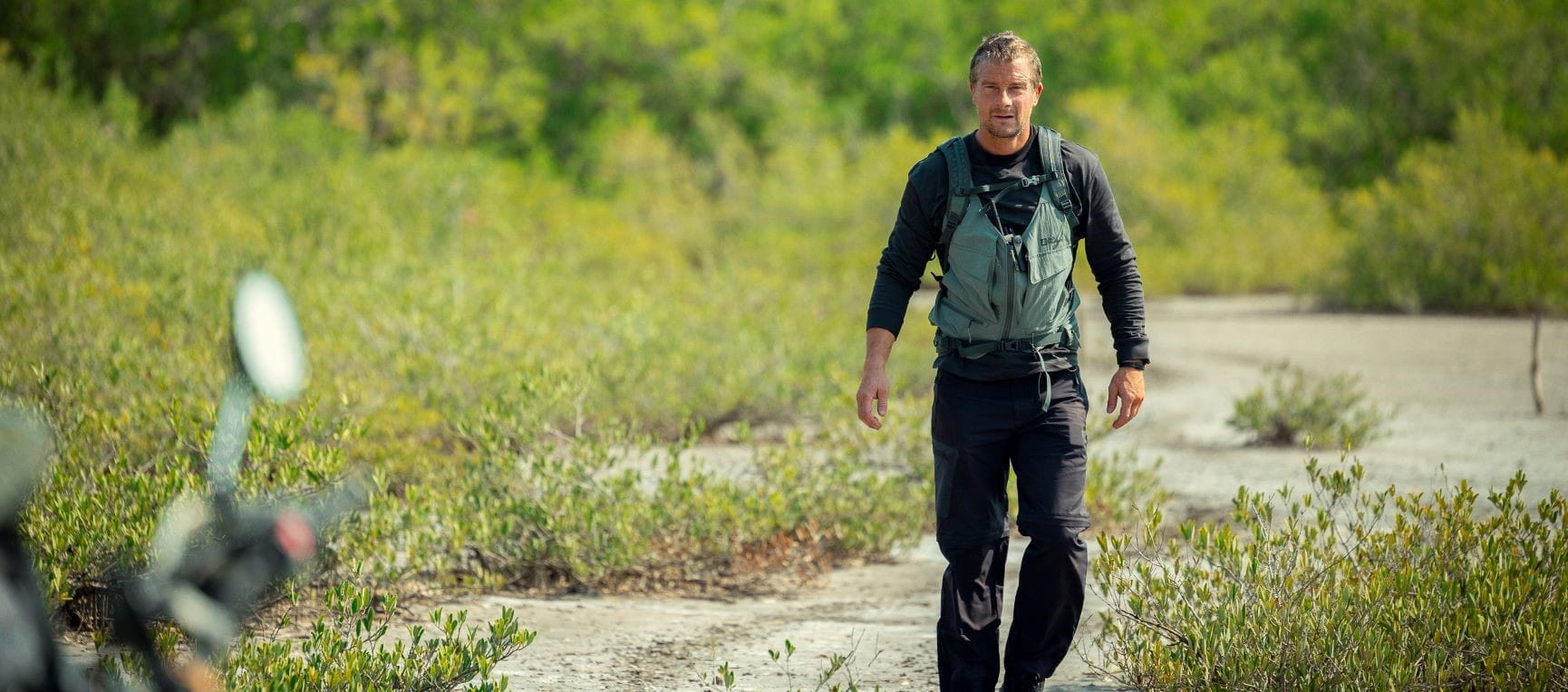 bear grylls in his latest celebrity TV series