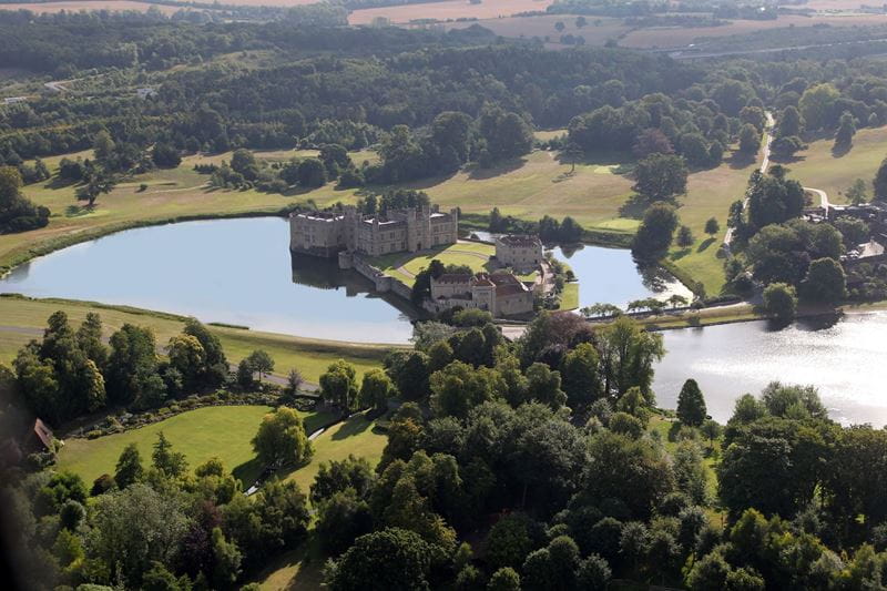 Leeds Castle in situ